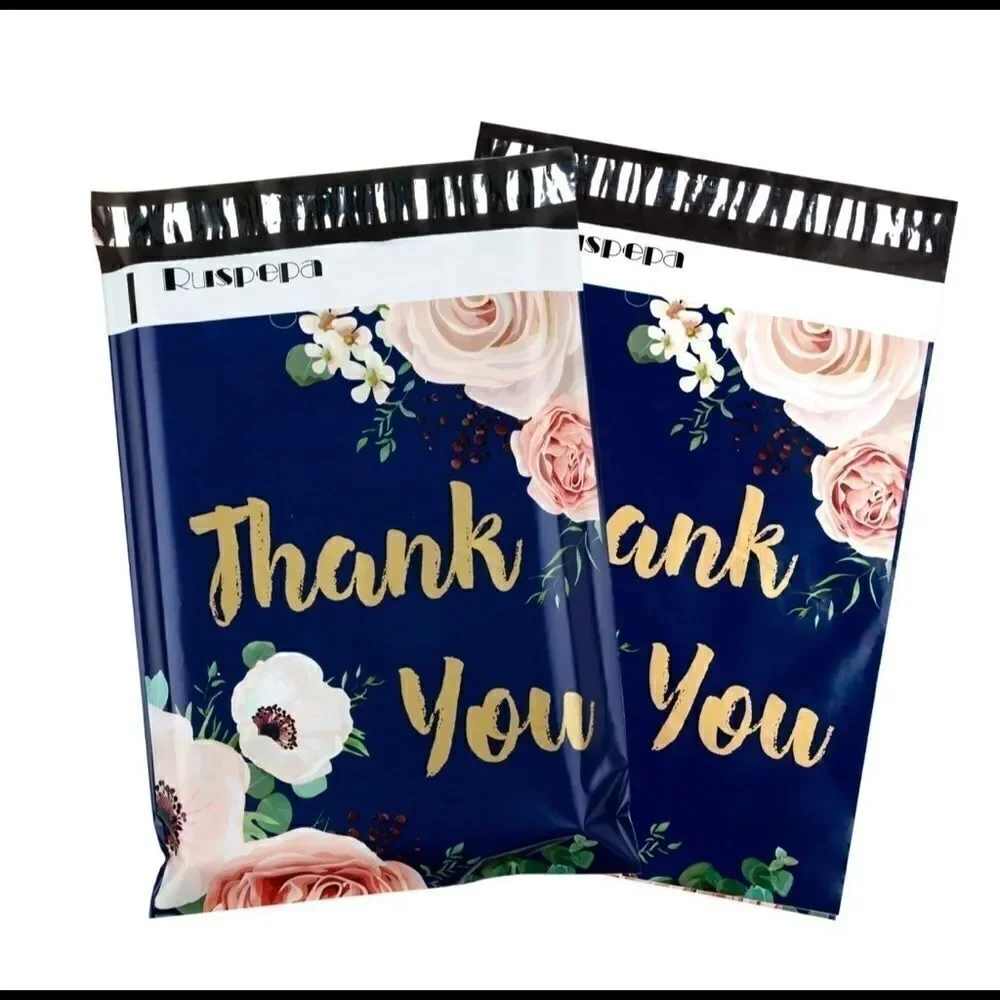 Poly Mailers MIX THANKS 10x13 14.5x19 30pcs 30stic